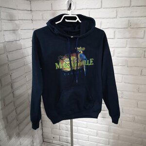 Margaritaville Cancun Jimmy Buffett's Ladies Size Small Navy Fleece Lined Hoodie